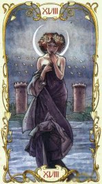 Tarotkaart 'De Maan'