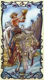 Tarotkaart 'Ridder van Kelken'