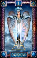 Tarotkaart 'Aas van Zwaarden'