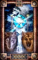 Tarotkaart 'De Maan'