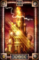 Tarotkaart 'De Toren'