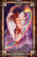Tarotkaart 'Matigheid'