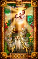 Tarotkaart 'Tien van Kelken'