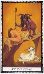 Tarotkaart 'De Duivel'