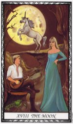 Tarotkaart 'De Maan'