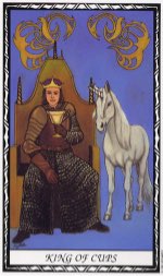 Tarotkaart 'Koning van Kelken'