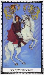 Tarotkaart 'Ridder van Kelken'