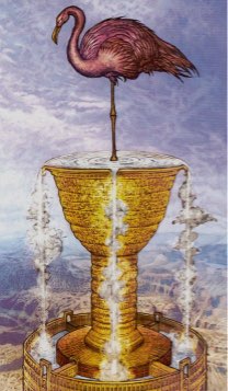 Tarotkaart 'Aas van Kelken'