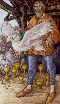 Tarotkaart 'Acht van Kelken'