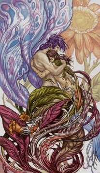 Tarotkaart 'De Geliefden'