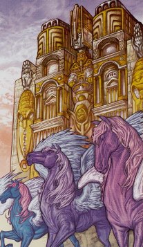 Tarotkaart 'De Zegewagen'
