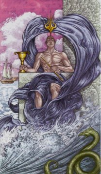 Tarotkaart 'Koning van Kelken'