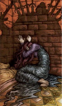 Tarotkaart 'Negen van Zwaarden'