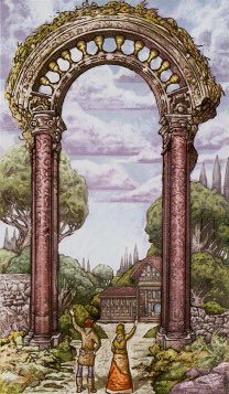 Tarotkaart 'Tien van Kelken'