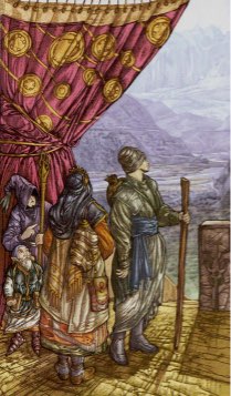 Tarotkaart 'Tien van Pentagrammen'