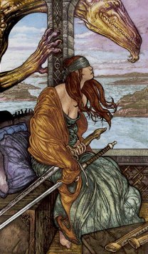 Tarotkaart 'Twee van Zwaarden'