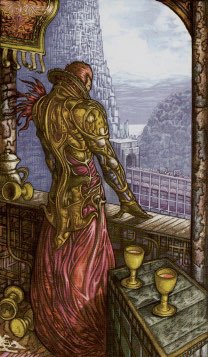 Tarotkaart 'Vijf van Kelken'