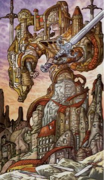 Tarotkaart 'Vijf van Zwaarden'