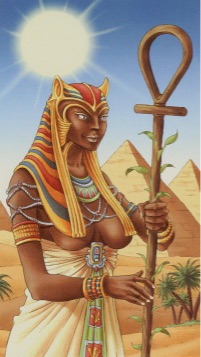 Tarotkaart 'Aas van Staven'