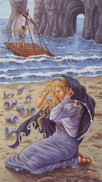 Tarotkaart 'Acht van Kelken'