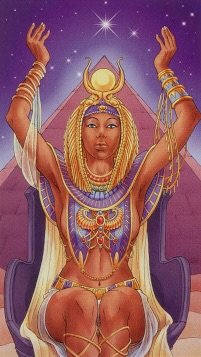 Tarotkaart 'De Hogepriesteres'