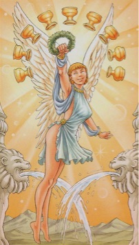 Tarotkaart 'Negen van Kelken'