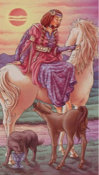 Tarotkaart 'Ridder van Kelken'