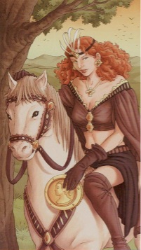 Tarotkaart 'Ridder van Pentagrammen'