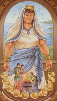 Tarotkaart 'Tien van Kelken'