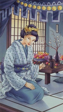 Tarotkaart 'Tien van Pentagrammen'