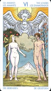 Tarotkaart 'De Geliefden'