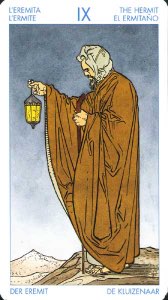 Tarotkaart 'De Kluizenaar'