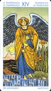 Tarotkaart 'Matigheid'