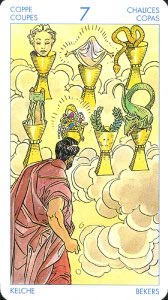 Tarotkaart 'Zeven van Kelken'