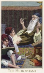 Tarotkaart 'De Hierofant'