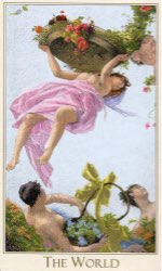 Tarotkaart 'De Wereld'