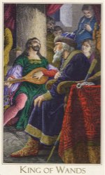 Tarotkaart 'Koning van Staven'