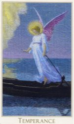 Tarotkaart 'Matigheid'