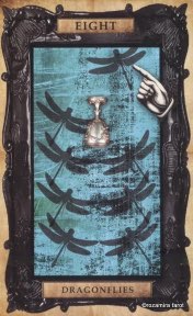 Tarotkaart 'Acht van Kelken'