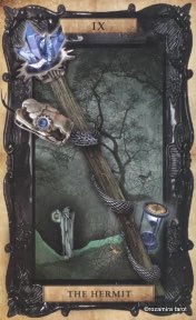 Tarotkaart 'De Kluizenaar'
