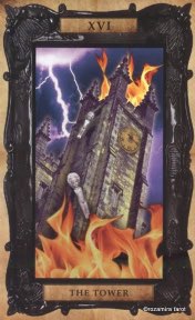 Tarotkaart 'De Toren'