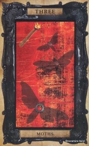 Tarotkaart 'Drie van Staven'