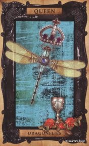 Tarotkaart 'Koningin van Kelken'