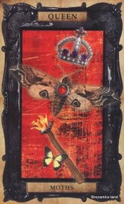 Tarotkaart 'Koningin van Staven'