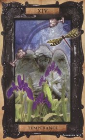 Tarotkaart 'Matigheid'
