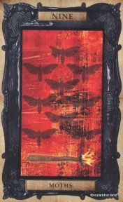 Tarotkaart 'Negen van Staven'