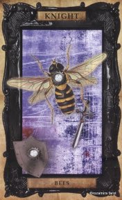 Tarotkaart 'Ridder van Zwaarden'