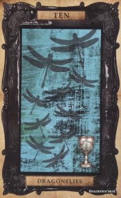 Tarotkaart 'Tien van Kelken'