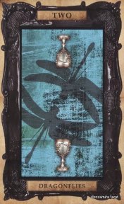 Tarotkaart 'Twee van Kelken'