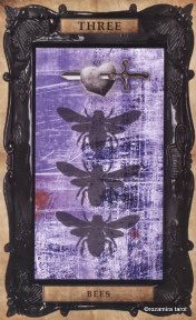 Tarotkaart 'Vier van Zwaarden'